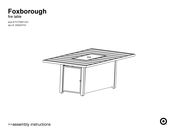 Target Foxborough Assembly Instructions Manual