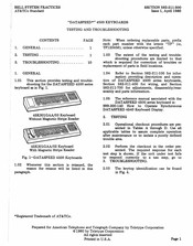 Teletype Dataspeed 45K301GAA03 Testing And Troubleshooting
