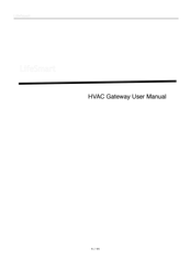 lifeSMART HVAC Gateway User Manual