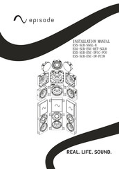 Episode ESS-SUB-SNGL-8 Installation Manual