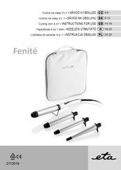 eta Fenite 8327 90000 Instructions For Use Manual