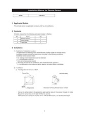 Johnson Controls THM-R2A Installation Manual