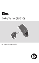 Bosch Kiox BUI330 Original Operating Instructions