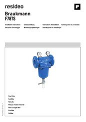 resideo Braukmann F78TS Installation Instructions Manual