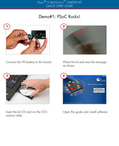 Cypress PSoC 5 FIRSTTOUCH CY8CKIT-014 Quick Start Manual