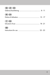 lidl 282707 Instructions For Use Manual