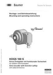 Baumer Hübner HOGS 100 S Mounting And Operating Instructions