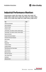 Rockwell Automation Allen-Bradley 6186M-12PT Installation Instructions Manual