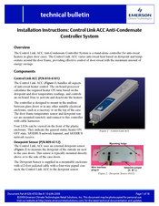 Emerson Control Link ACC Technical Bulletin