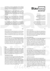 Blaufoss Blackline Series Installation Manual