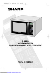Sharp R-383M Operation Manual With Cookbook