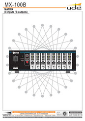 Ude MX-100B Manual