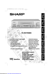 Sharp VC-MH780BM Operation Manual