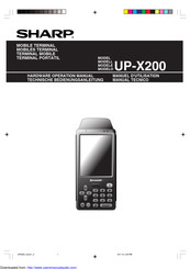 Sharp UP-X200 Hardware Operation Manual