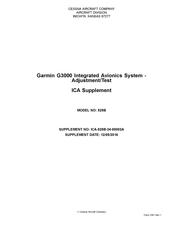 Garmin G3000 Ica Supplement