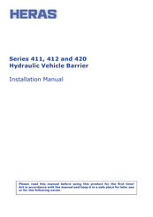 Heras 420 Series Installation Manual