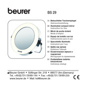Beurer BS 29 Instructions For Use Manual