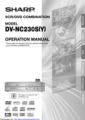 Sharp DV-NC230S Operation Manual