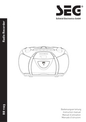 Seg RR 1103 Instruction Manual
