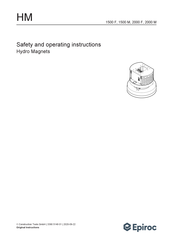 Epiroc HM 1500 F Safety And Operating Instructions Manual
