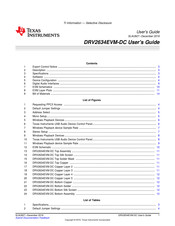Texas Instruments DRV2634EVM-DC User Manual