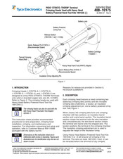 Tyco Electronics PIDG STRATO-THERM 1-576778-0 Instruction Sheet