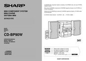 Sharp CD-BP90W Operation Manual