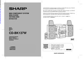Sharp CD-BK137W Operation Manual