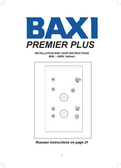 Baxi PREMIER PLUS 1000L Installation And User Instructions Manual