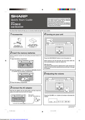Sharp FV-DB1E Quick Start Manual