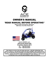 Ace Trax 2786 Owner's Manual