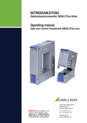Camille Bauer SIRAX CT320 Operating Manual