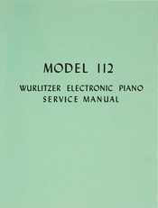 Wurlitzer 112 Service Manual