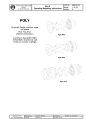 Ktr POLY PKZ Series Operating & Assembly Instructions