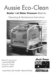 Aussie Pumps Eco-Clean Sizzler Operating & Maintenance Instructions