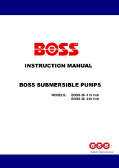 BSS Audio Boss 36-110 Instruction Manual