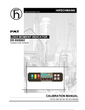 Hirschmann PAT DS 85/0002 Calibration Manual