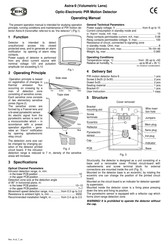 Teko Astra-9 Operating Manual