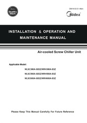 Midea MLSC380A-SB3Z Installation, Operation And Maintenance Manual