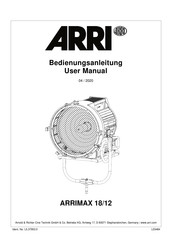 ARRI ARRIMAX 18/12 User Manual