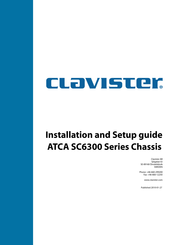 Clavister SC6300 Series Installation And Setup Manual