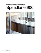 BOON EDAM Speedlane 900 Operation Installation And Maintenance