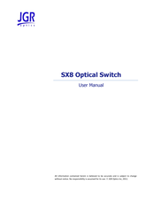 JGR sx8 User Manual