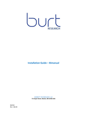 Barrett burt RESEARCH Installation Manual