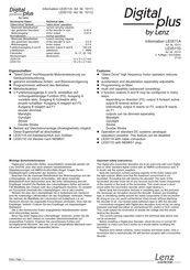 Lenz Digital plus LE0511A Information