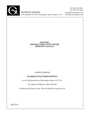 Geonics Limited EM38-MK2 Operating Manual