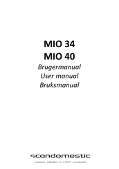 Scandomestic MIO 34 User Manual