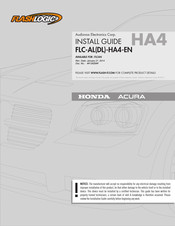 FlashLogic FLC-AL-HA4-EN Install Manual