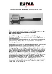 EUFAB 11400 Manual