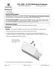 Travis Industries DVL GSR Quick Start Manual